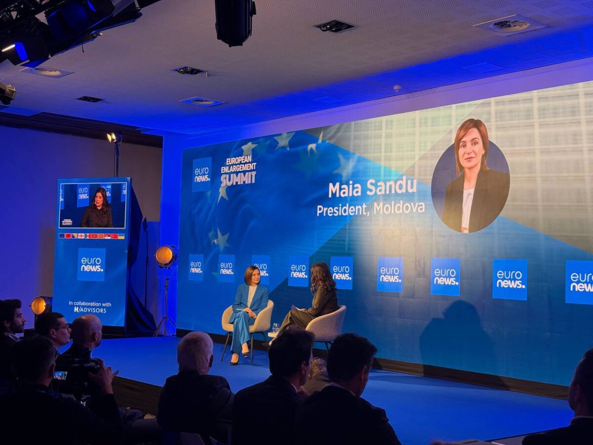Maia Sandu: În 2030, văd Republica Moldova parte a Uniunii Europene
