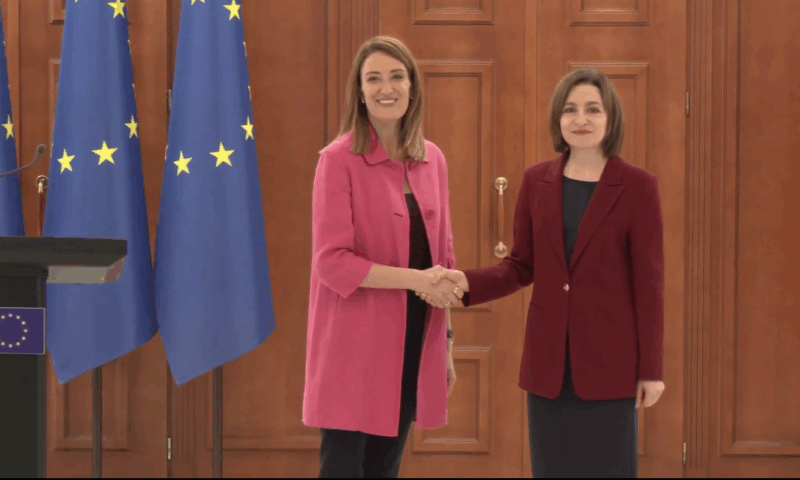 Președinta Maia Sandu promite accelerarea drumului spre UE: „Avem un mandat clar și mult sprijin”