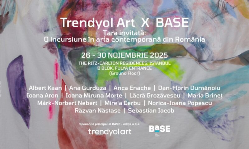 Treisprezece artiști români își vor expune lucrările la BASE 2025, cu sprijinul Trendyol (P)