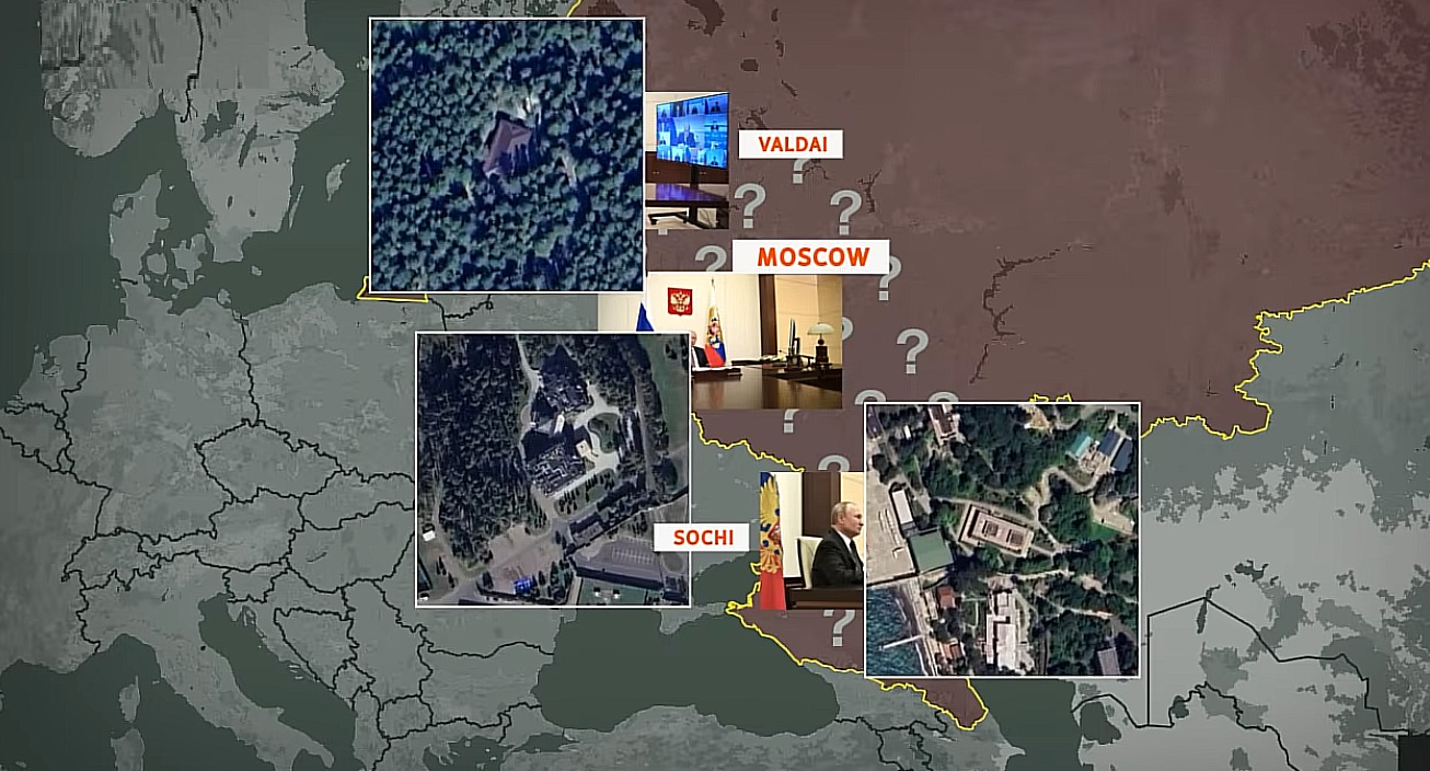 Presupuse locații Putin