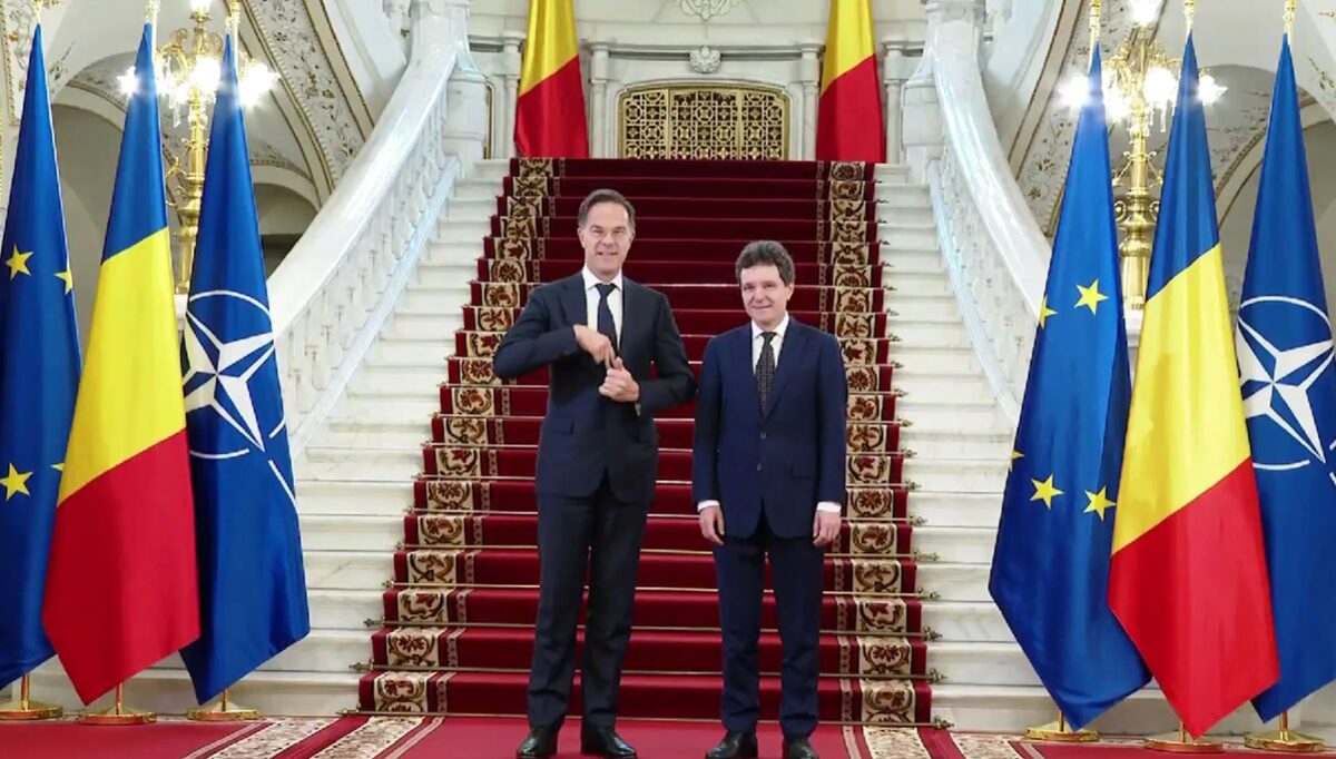 Secretarul General al NATO, Mark Rutte, primit la Cotroceni de Nicușor Dan