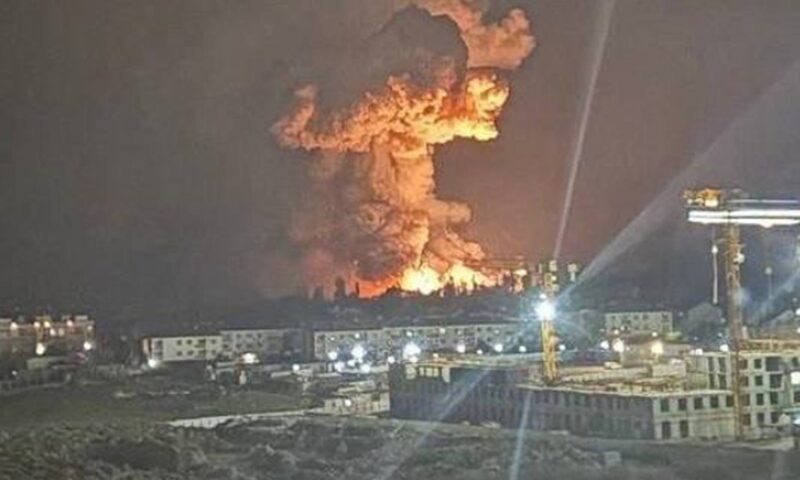 Portul Novorossiisk din Rusia, lovit de drone ucrainene. Trei membri ai unui vas au fost răniți