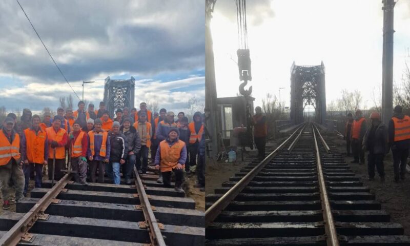 Republica Moldova și România își conectează rețeaua feroviară. Lucrările Cantemir-Fălciu aproape de final