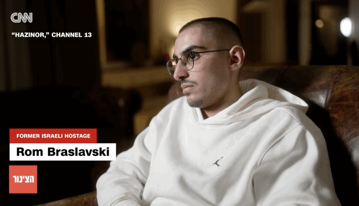Rom Braslavski, fost ostatic israelian povestește, în premieră, abuzurile suferite în captivitatea din Gaza