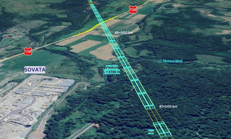 Autostrada Unirii intră în munți. Cea mai spectaculoasă secțiune, pregătită pentru începerea lucrărilor