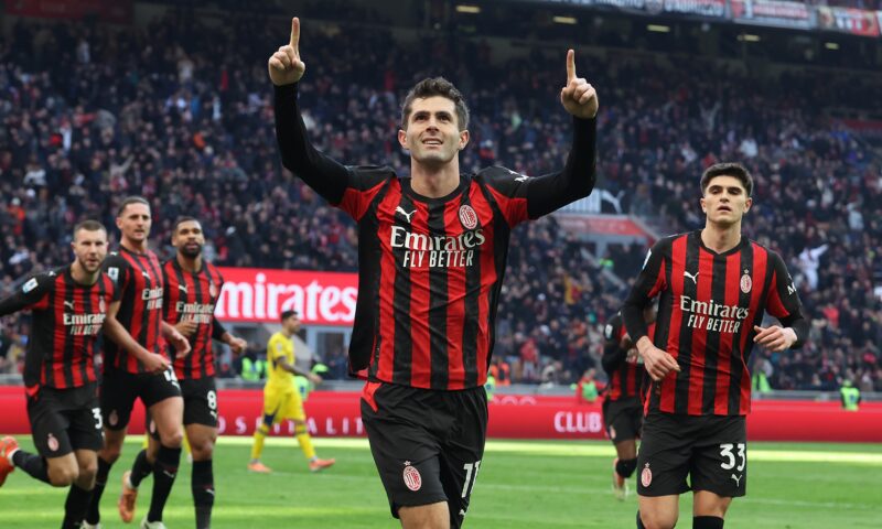 AC Milan - Verona, 3-0. Nkunku și Pulisic aduc primul loc provizoriu