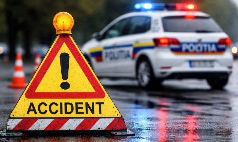 Accident rutier grav în Capitală. Un pieton a fost rănit pe trecerea de pietoni