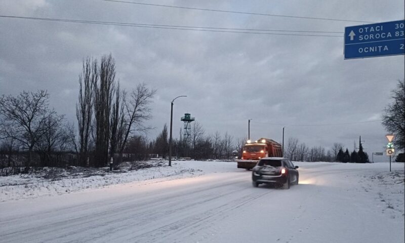 Cod galben de vreme complicată în Republica Moldova. Polei, ghețuș și risc sporit pe drumuri și bazinele acvatice