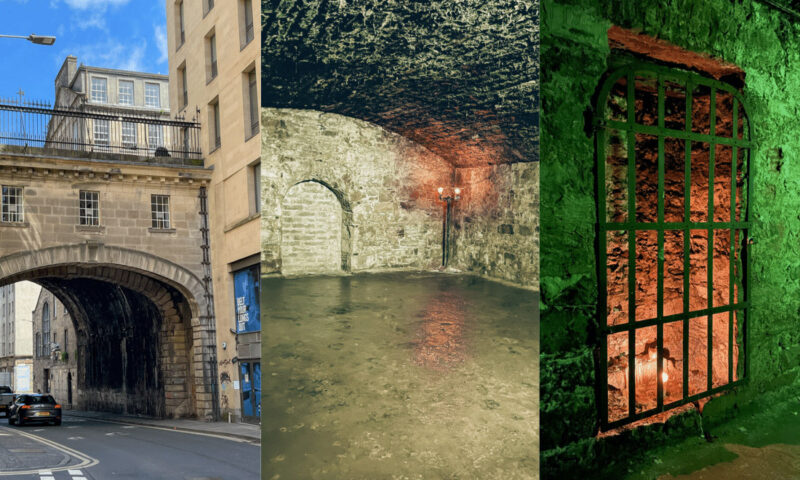 Partea necunoscută a unui pod celebru din Edinburgh. A fost construit peste sute de cadavre