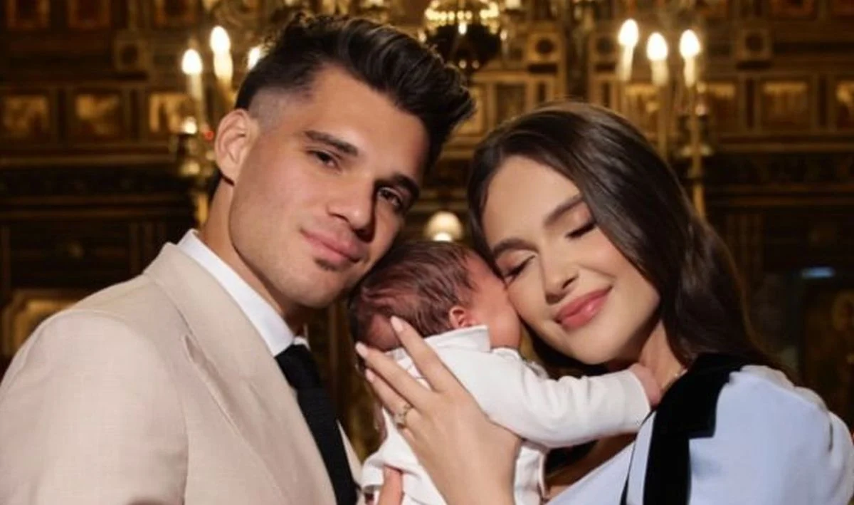 Elena, Ianis Hagi și fiul lor