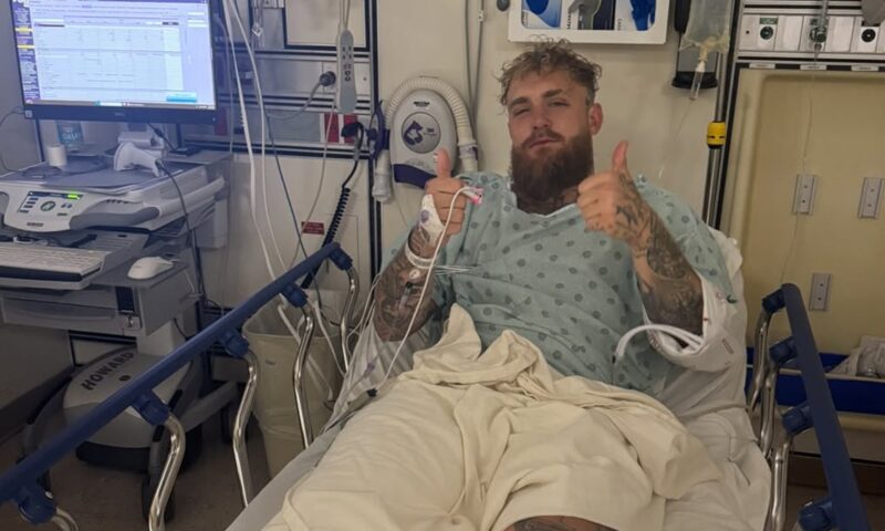 Jake Paul, în spital după meciul cu Anthony Joshua: Operaţia a decurs bine