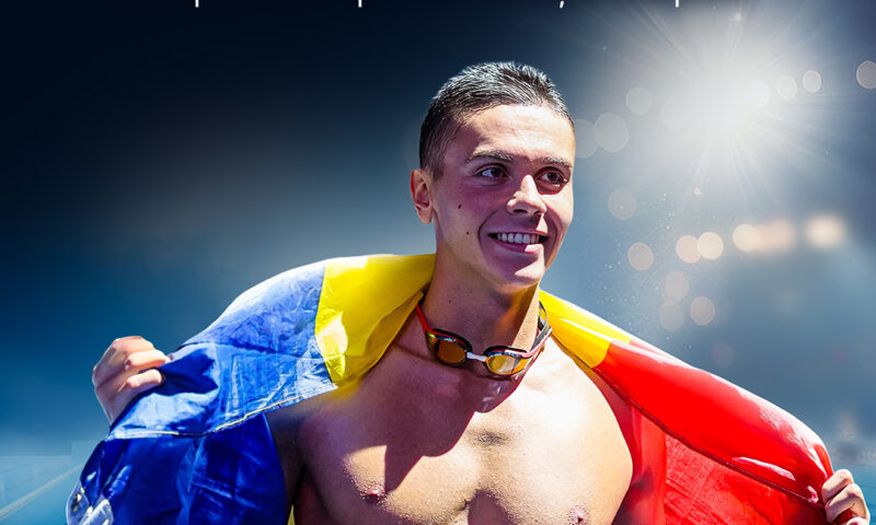 David Popovici aduce în România evenimentul revoluționar „Sprint With The Stars” din 17 ianuarie 2026, la Otopeni