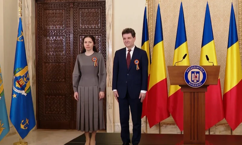 Cu ce a atras privirile Mirabela Grădinaru, la recepția de la Cotroceni. Partenera președintelui, printre vedete și influenceri