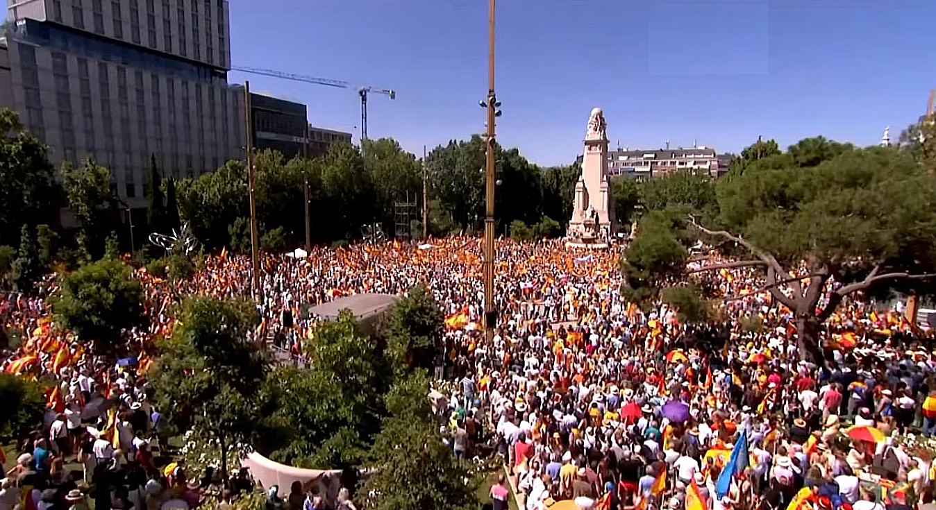 Proteste Spania împotriva lui Sanchez
