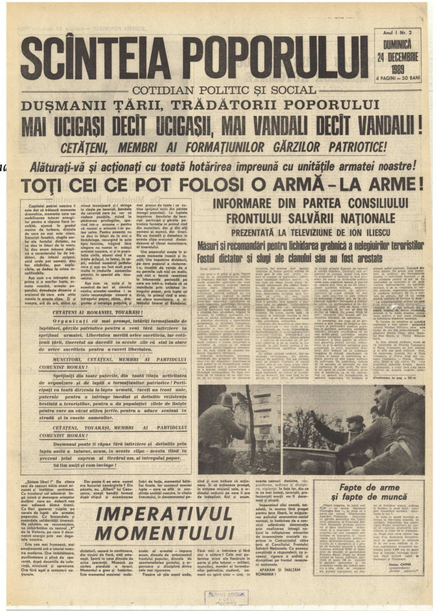 24 decembrie, ultima zi. Cum a reacționat Ceaușescu când a auzit că Ion Iliescu este noul lider