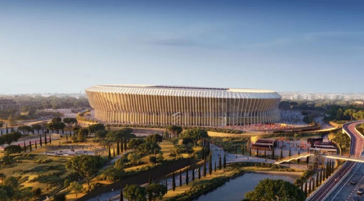 Secretele noului stadion al AS Roma. Cum va arăta noua arenă