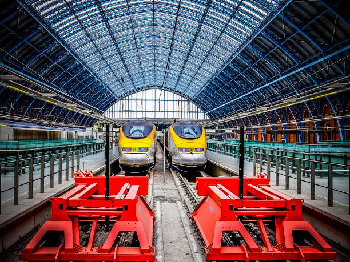 Tren Eurostar.
