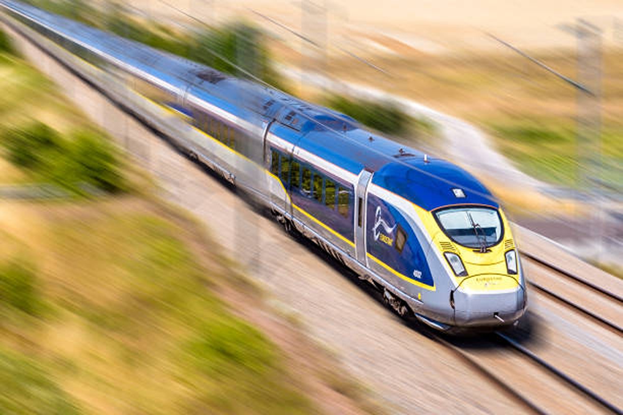 Tren Eurostar.