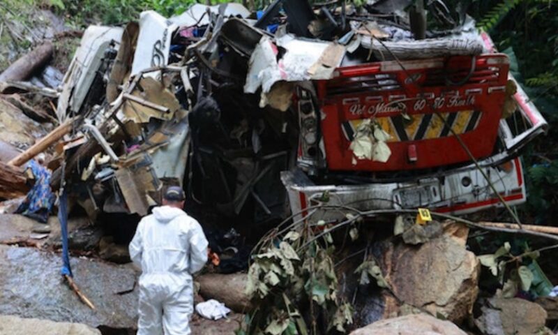 Accident cu autocar în Columbia. Mai multe persoane și-au pierdut viața