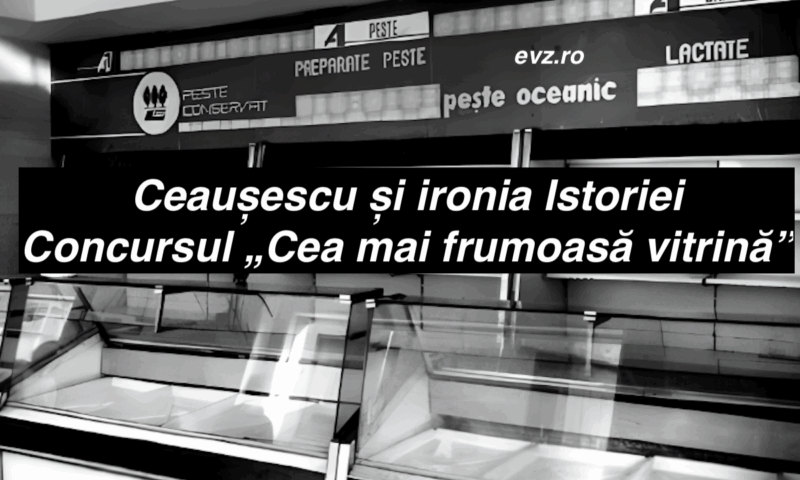 Ceaușescu și ironia Istoriei. Concursul „Cea mai frumoasă vitrină”, era urmat de "Luna Cadourilor". 2 decembrie 1989. Ultimele 30 de zile ale comunismului.