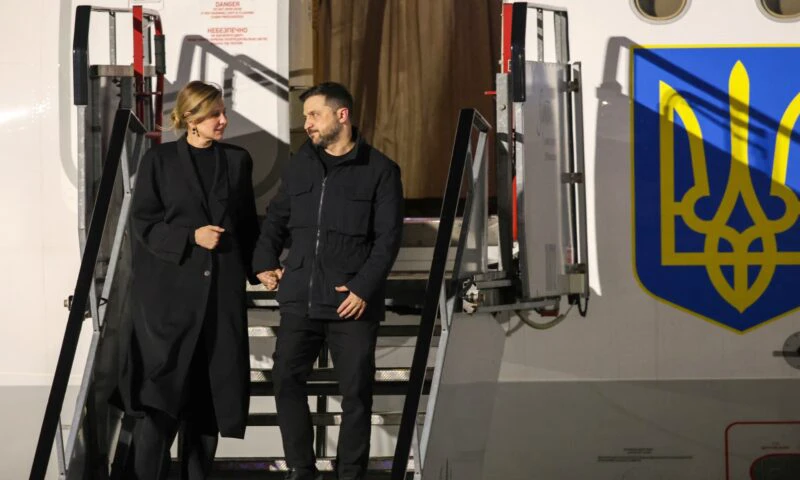 Mai multe drone au fost observate în apropierea avionului lui Zelenski în zborul către Dublin