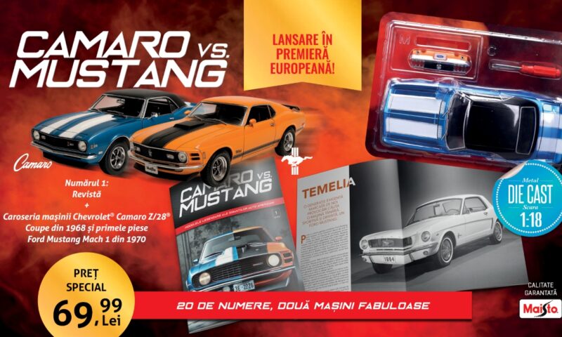 Primul număr al colecției Camaro vs. Mustang, acum la chioșcuri