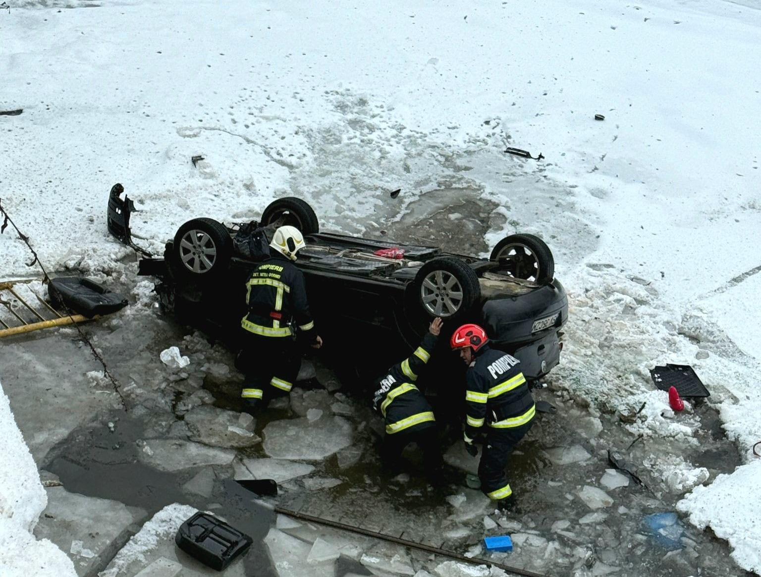 Accident în Vatra Dornei
