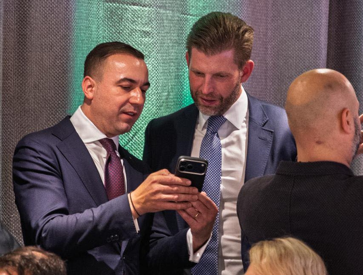 Bogdan Ivan și Eric Trump