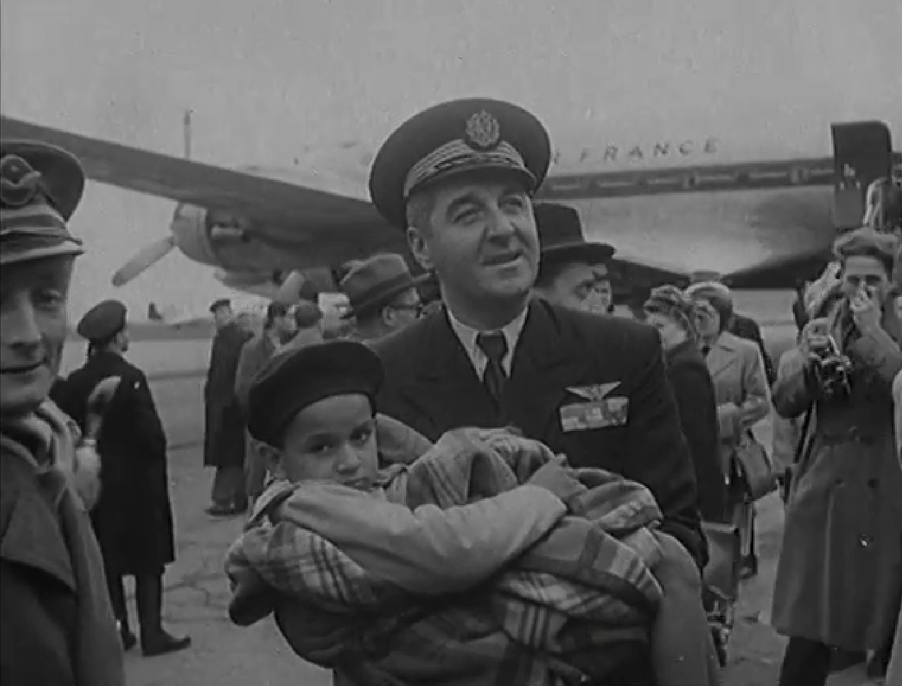 Copil cu poliomielita în 1940