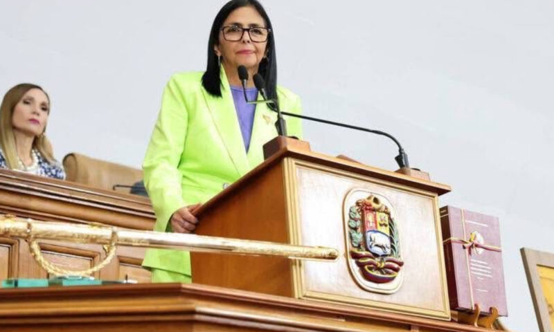 Delcy Rodriguez, mesaj pentru Maria Corina Machado: Să rămână toţi cei care iubesc cu adevărat Venezuela