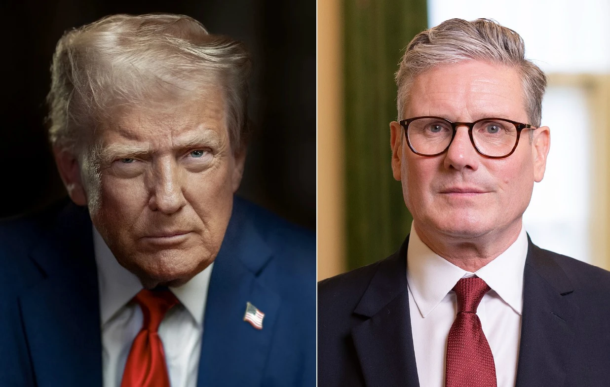 Donald Trump, keir Starmer