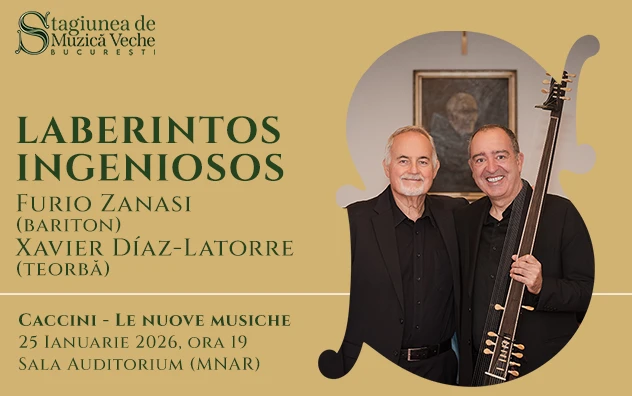 Caccini - Le nuove musiche. Un regal în deschiderea Stagiunii de Muzică Veche București