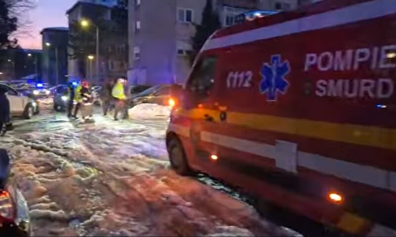 Explozie într-un bloc din Alba Iulia, cu două victime