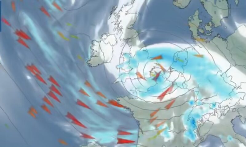Franța și Marea Britanie, lovite de furtuna Goretti. Meteorologii au anunțat rafale de vânt „excepţionale”