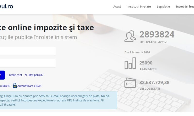 Ghiseul.ro a cedat sub avalanșa de plăți. „S-a format coadă la ghișeul virtual”
