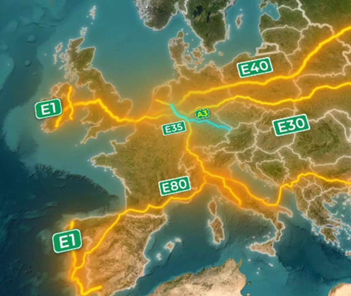 Cel mai lung drum din Europa. Traversează 10 țări și ajunge până în Asia
