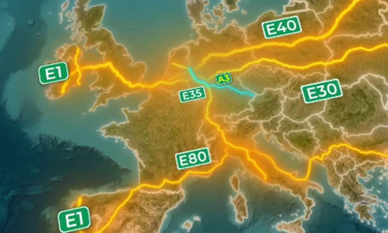 Cel mai lung drum din Europa. Traversează 10 țări și ajunge până în Asia