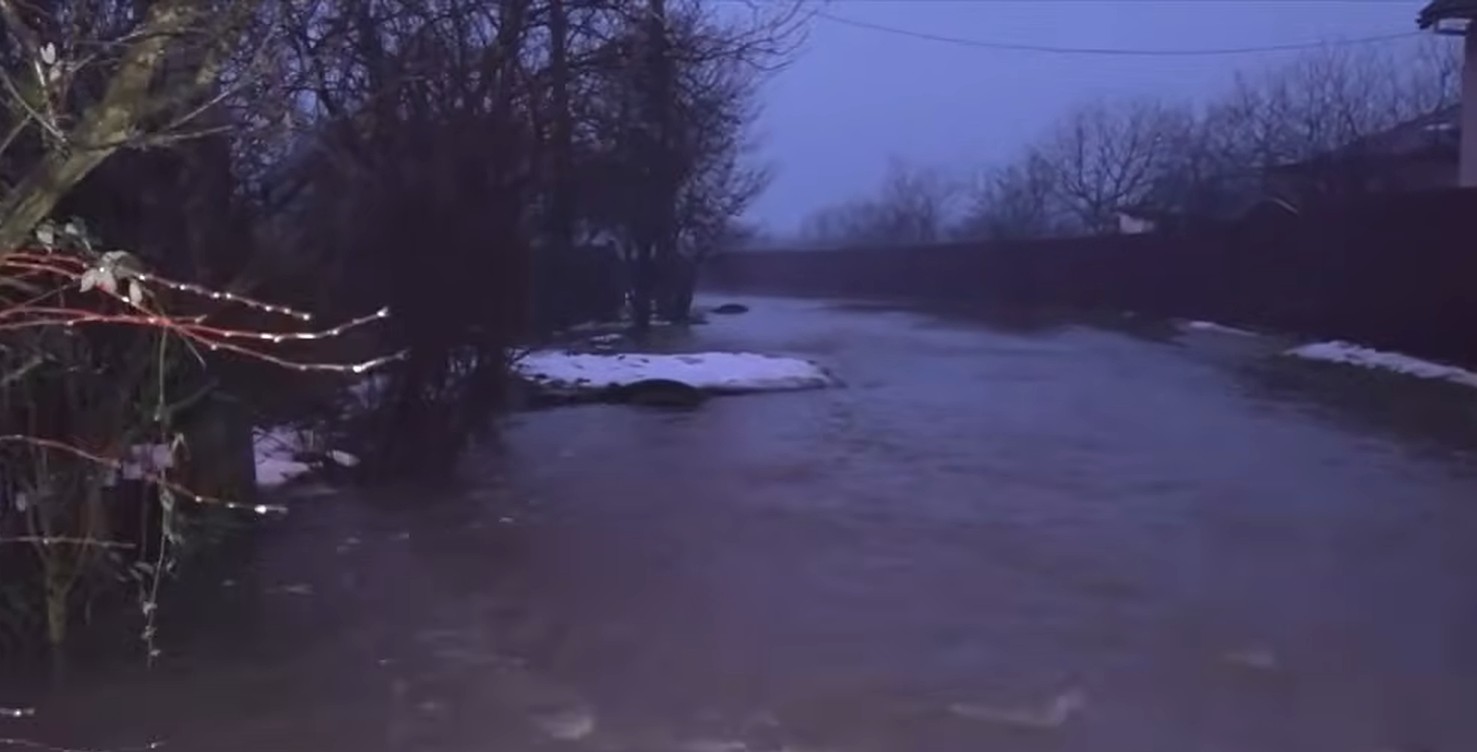 Inundație în Târgu Jiu 