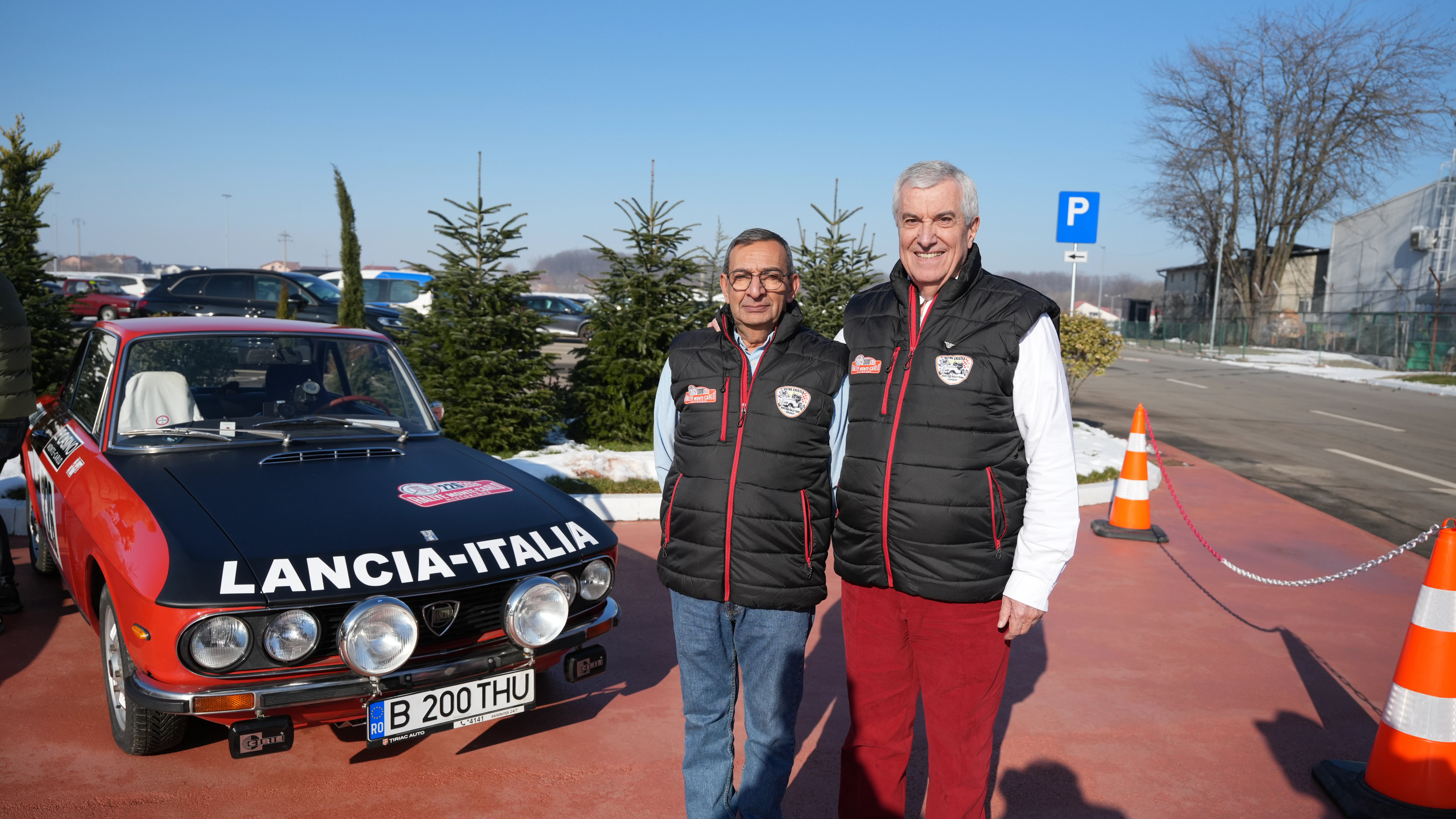 Călin Popescu Tăriceanu și copilotul său, Radu Dumitrescu (sursă foto: arhivă)