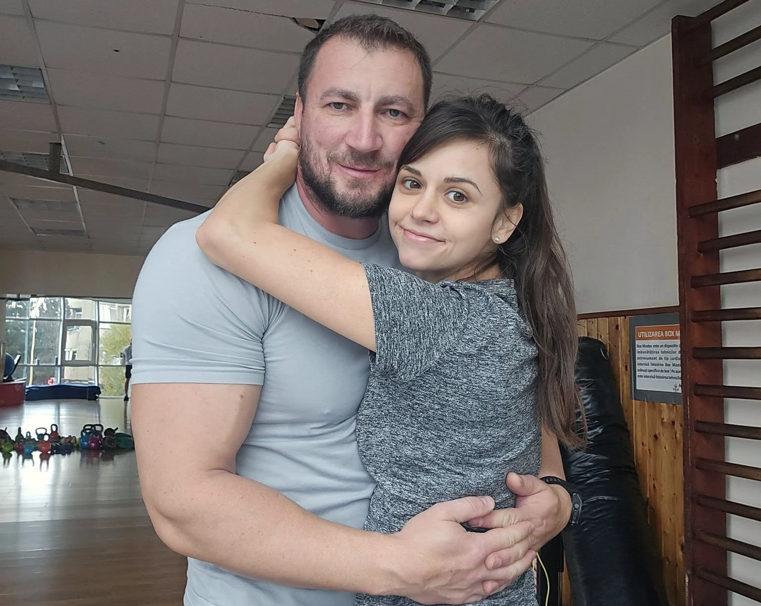 Marian Godină și soția sa