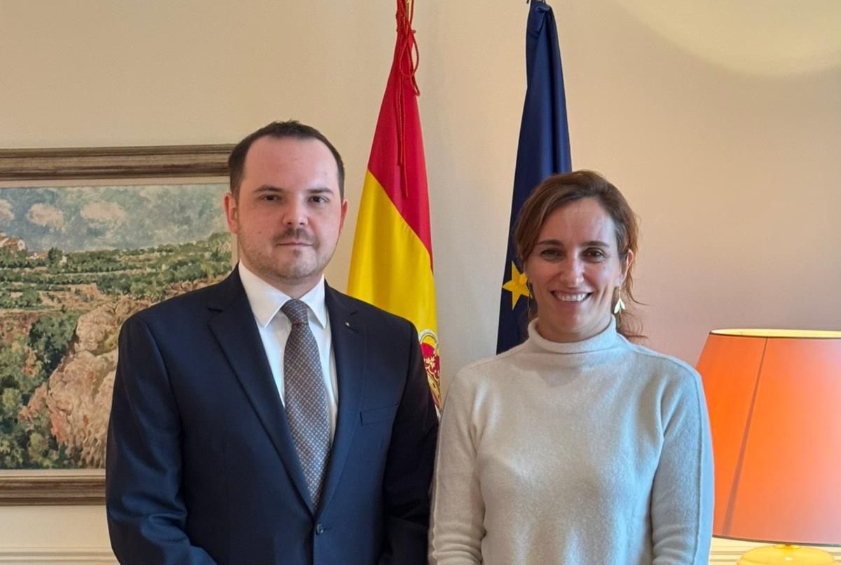 Ministrul Sănătății, Alexandru Rogobete și omologul său din Spania, Monica Garcia Gomez