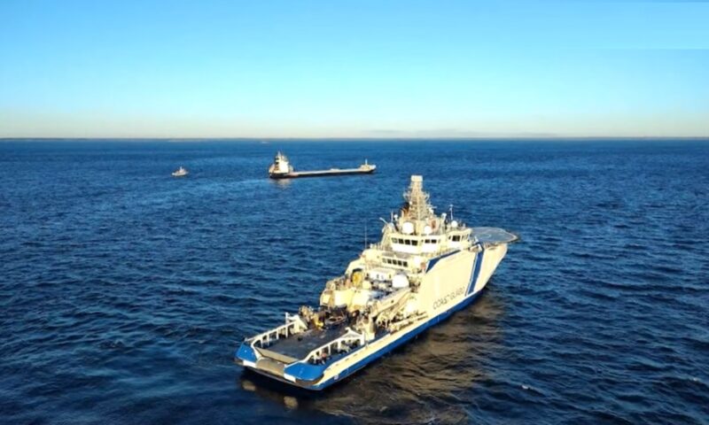 Poliția finlandeză ridică sechestrul asupra unei nave din Rusia. Ancheta privind cablul de telecomunicații, continuă