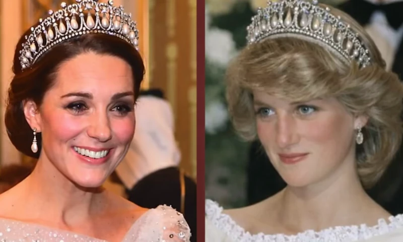Bijuteria care leagă două Prințese de Wales. Povestea tiarei preferate de Kate