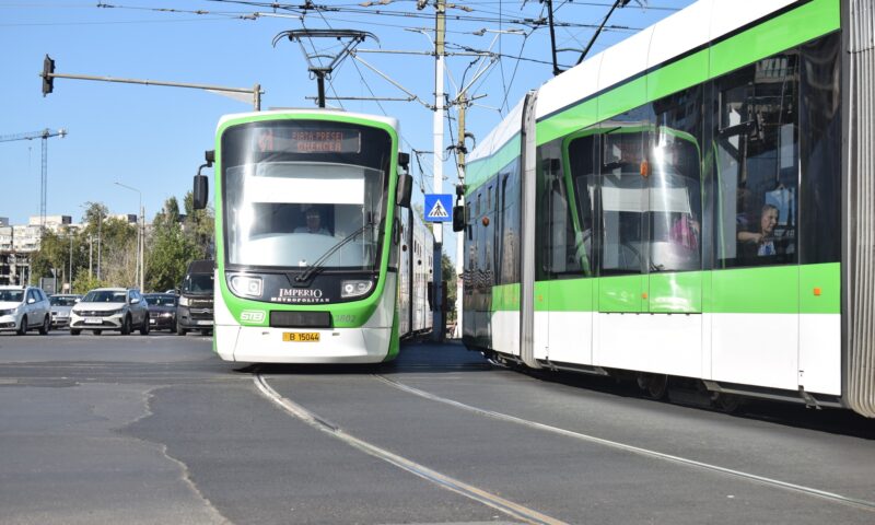 Încep lucrările de reabilitare a șinelor de tramvai din București, pe mai multe segmente. Ce se va întâmpla cu traficul rutier
