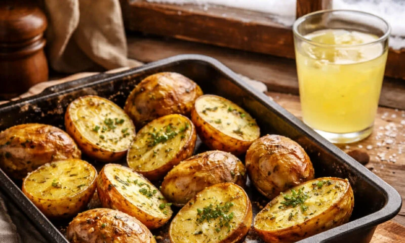 Cartofii copți cu zeamă de varză, deliciul preferat al călugărilor. Secretul crustei crocante