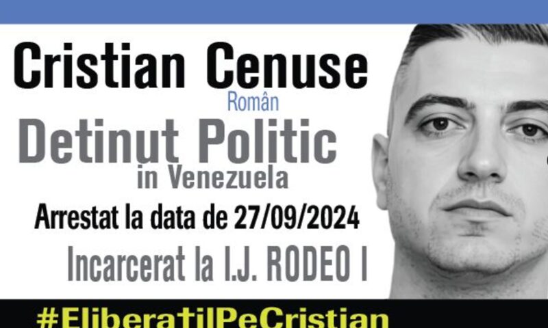 Cetățean român, printre deținuții străini eliberați de Venezuela