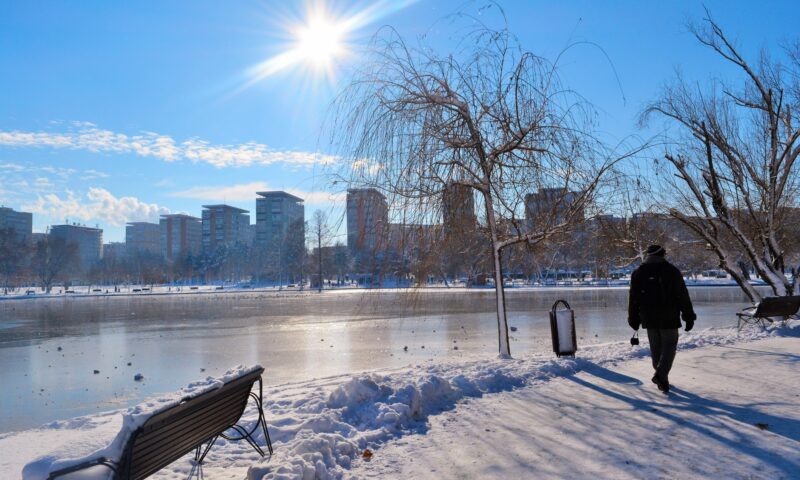 Capitala, sub ger cumplit. ANM a emis atenționare cod galben