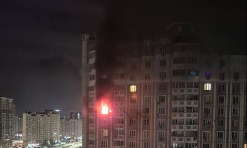 Incendiu în Rusia după un atac cu drone ucrainene. Patru persoane rănite, inclusiv un copil