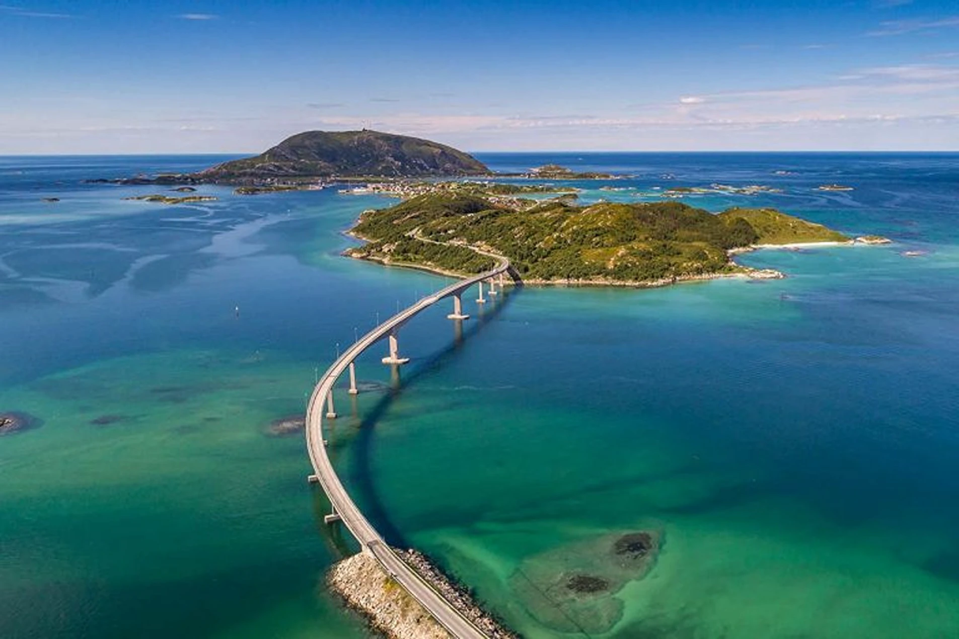 Insula Sommaroy din Norvegia