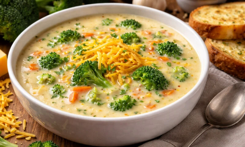 Supă de broccoli cu brânză cheddar. Rețeta care a cucerit internetul